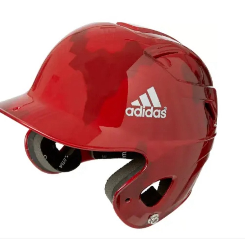 Adidas Red Camo KIDS T-Ball Batting Helment size 6 - 6 1/2